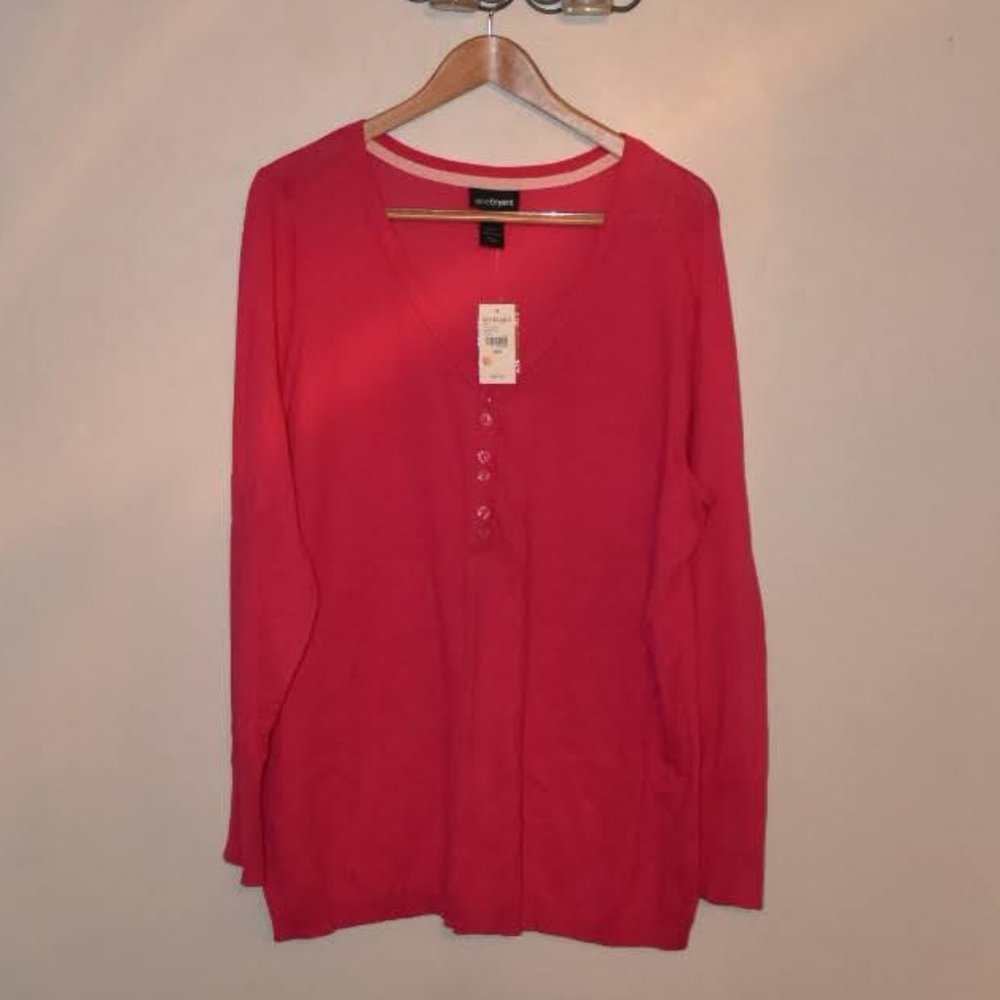 {Plus Size} Lane Bryant Pullover Cardigan~ NWT~Size 22/24 (A17)
